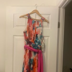 Eliza J Chiffon Maxi Dress. Brand new, never worn. Size 16, but cut small.